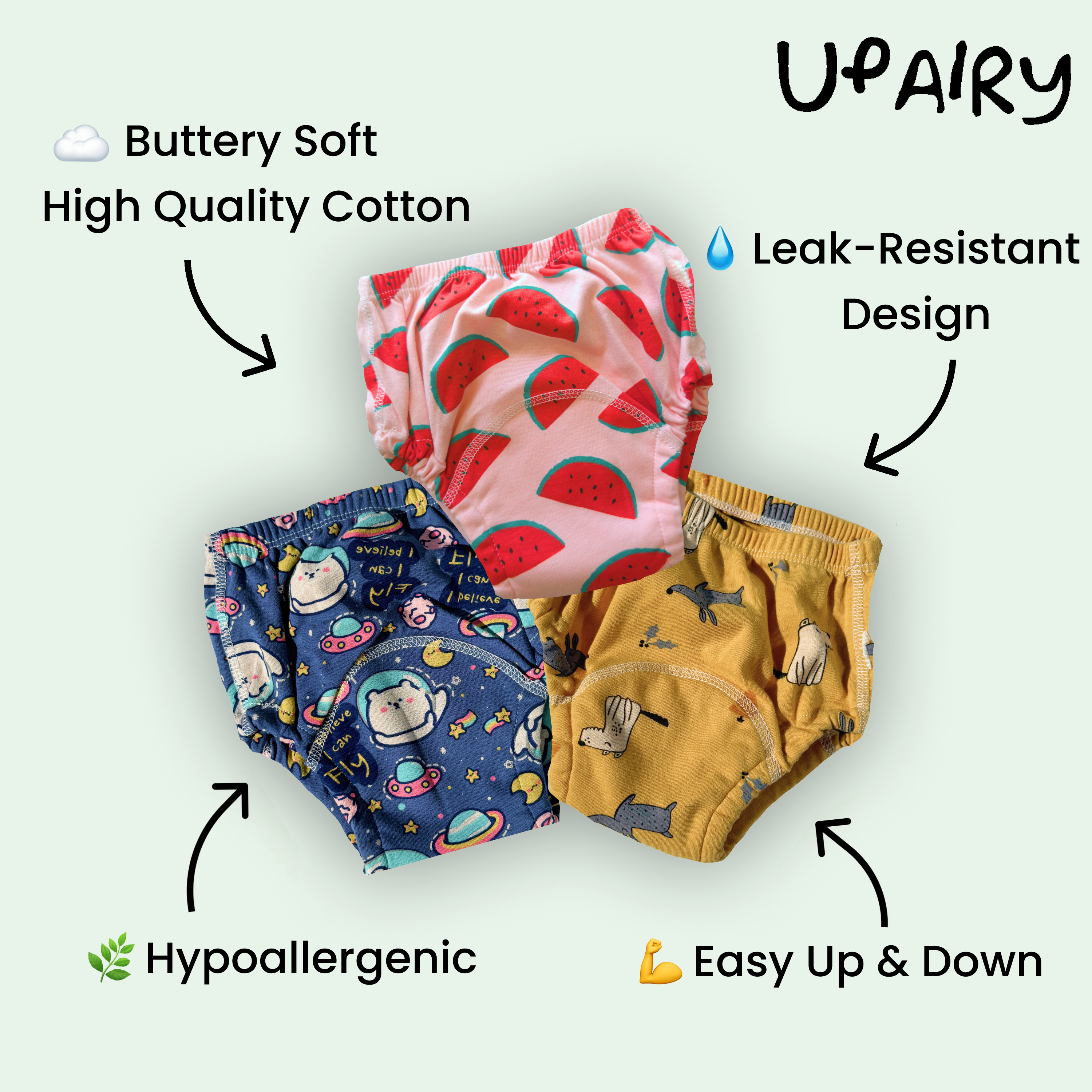 Potty Training Underwear - Puppies (5-Pack)